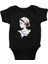 Fashion Girl Siyah Unisex Bebek Body - Zıbın 1