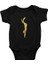 Dalgıçlık Siyah Unisex Bebek Body - Zıbın 1