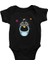 Küvette Yıkanan Astronot Siyah Unisex Bebek Body - Zıbın 1