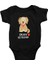 Sevimli Golden Retriever Siyah Unisex Bebek Body - Zıbın 1