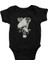 Kick Box Siyah Unisex Bebek Body - Zıbın 1