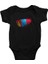 Moğolistan - Mongolia Siyah Unisex Bebek Body - Zıbın 1