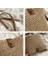Kadınlar Için Hasır Plaj Çantaları Rattan Çantalar Yaz Hasır Kova Çanta Crossbody El Dokuması Rafya Çanta Çanta Çanta Omuz Çantası (Yurt Dışından) 5