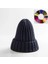 Liangduo Shop C Tarzı 1 Adet Unisex Şapka Pamuk Karışımları Katı Sıcak Yumuşak Örgü Şapkalar Erkekler Kışlık Şapkalar Kadın Skullies Beanies (Yurt Dışından) 2