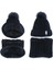 Siyah Stil Kış Gebreide Mutsen Hoeden Vrouwen Dikke Warme Beanie Skullies Hoed Vrouwelijke Gebreide Kısa Kaput Kap Açık Hava Binme Setleri (Yurt Dışından) 2