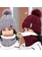 Siyah Stil Kış Gebreide Mutsen Hoeden Vrouwen Dikke Warme Beanie Skullies Hoed Vrouwelijke Gebreide Kısa Kaput Kap Açık Hava Binme Setleri (Yurt Dışından) 4