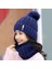 Siyah Stil Kış Gebreide Mutsen Hoeden Vrouwen Dikke Warme Beanie Skullies Hoed Vrouwelijke Gebreide Kısa Kaput Kap Açık Hava Binme Setleri (Yurt Dışından) 5