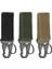 Haki Tarzı Açık Karabina Anahtarlıklar Kamp Ekipmanları Naylon Kanca Karabina Taktik Askeri Molle Sistemi Kanca Kemer Anahtarlık (Yurt Dışından) 2
