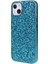 iPhone 14 Elektrokaplatma Tpu Frame Glitter Sequins Pc Arka Telefon Kılıfı (Yurt Dışından) 4