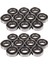 Rulman 6001RS Sabit Bilyalı 28 x 12 x 8 mm 20 Parça, Gümüş ve Siyah (Yurt Dışından) 1