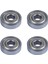 Bloom Topu 4x 6200Z 10MM x 30MM x 9mm Çift Korumalı Bilyalı Rulman (Yurt Dışından) 1