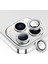 iPhone 13 Pro / 13 Pro Max Kamera Lens Koruyucu ''Safir Cam & Kolay Kurulum'' (Gümüş) 4