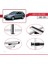 Audi A4 (B5) Avant 1996-2001 Arası ile Uyumlu Basic Model Ara Atkı Tavan Barı Gri 3 Adet 4