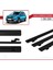 Dacia Sandero Stepway 2012-2020 Arası ile Uyumlu Basic Model Ara Atkı Tavan Barı Siyah 3 Adet 3