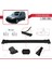 Citroen Berlingo 2003-2008 Arası ile Uyumlu Fly Model Ara Atkı Tavan Barı Siyah 3 Adet Bar 4