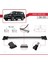 Infiniti QX80 Z62 2014-2023 Arası ile Uyumlu Fly Model Ara Atkı Tavan Barı Gri 4