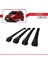 Fiat Qubo 2008-2017 Arası ile Uyumlu Ace-1 Ara Atkı Tavan Barı Siyah 4 Adet Bar 4