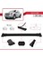Isuzu D-Max 2012-2015 Arası ile Uyumlu Fly Model Ara Atkı Tavan Barı Siyah 3 Adet Bar 4