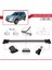 Land Rover Freelander 2007-2014 Arası ile Uyumlu Fly Model Ara Atkı Tavan Barı Gri 3 Adet Bar 4