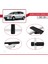 Hyundai Elantra Touring (Fd) 2007-2011 Arası ile Uyumlu Basic Model Ara Atkı Tavan Barı Siyah 3 Adet 4