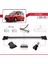Fiat Panda 2003-2012 Arası ile Uyumlu Fly Model Ara Atkı Tavan Barı Gri 3 Adet Bar 4