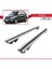 Kia Soul 2008-2014 Arası ile Uyumlu Hook Model Anahtar Kilitli Ara Atkı Tavan Barı Gri 4