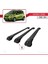 Chevrolet Spark 2009-2014 Arası ile Uyumlu Ace-1 Ara Atkı Tavan Barı Siyah 3 Adet Bar 4