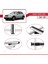 Infiniti QX50 (J50) 2014-2017 Arası ile Uyumlu Basic Model Ara Atkı Tavan Barı Gri 3 Adet 4