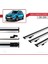 Dacia Sandero Stepway 2012-2020 Arası ile Uyumlu Basic Model Ara Atkı Tavan Barı Gri 3 Adet 3