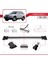 Hyundai Santa Fe (Sm) 2001-2006 Arası ile Uyumlu Fly Model Ara Atkı Tavan Barı Gri 4