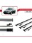 Alfa Romeo 156 Sportwagon (T932) 2000-2007 Arası ile Uyumlu Basic Model Ara Atkı Tavan Barı Gri 3 Adet 3
