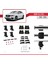 Bmw X6 (F16) 2015-2019 Arası ile Uyumlu Ace-4 Ara Atkı Tavan Barı Gri 4