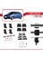 Ford Focus Hb 2004-2011 Arası ile Uyumlu Ace-4 Ara Atkı Tavan Barı Gri 4