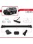 Jeep Patriot 2007-2017 Arası ile Uyumlu Fly Model Ara Atkı Tavan Barı Siyah 3 Adet Bar 4