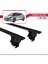 Hyundai I30 (Gd) 2011-2015 Arası ile Uyumlu Ace-4 Ara Atkı Tavan Barı Siyah 4