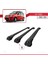 Fiat Panda 2003-2012 Arası ile Uyumlu Ace-1 Ara Atkı Tavan Barı Siyah 3 Adet Bar 4