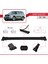 Infiniti QX56 Z62 2011-2013 Arası ile Uyumlu Fly Model Ara Atkı Tavan Barı Siyah 3 Adet Bar 4