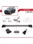 Jeep Liberty 2002-2007 Arası ile Uyumlu Fly Model Ara Atkı Tavan Barı Gri 3 Adet Bar 4
