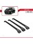 Ford Kuga 2008-2013 Arası ile Uyumlu Ace-1 Ara Atkı Tavan Barı Siyah 3 Adet Bar 3
