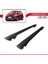 Hyundai I20 Active 2015-2020 Arası ile Uyumlu Hook Model Anahtar Kilitli Ara Atkı Tavan Barı Siyah 4