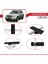 Mercedes Glk Class (X204) 2008-2015 Arası ile Uyumlu Basic Model Ara Atkı Tavan Barı Siyah 3 Adet 4