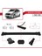 Mercedes Vito (W639) 2003-2010 Arası ile Uyumlu Fly Model Ara Atkı Tavan Barı Siyah 3 Adet Bar 4
