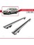Mercedes E Class (W211) Sw 2002-2009 Arası ile Uyumlu Hook Model Anahtar Kilitli Ara Atkı Tavan Barı Gri 4