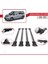Toyota Proace City Verso 2019-2022 Arası ile Uyumlu Fly Model Ara Atkı Tavan Barı Gri 4 Adet Bar 4