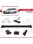Subaru Outback 2000-2004 Arası ile Uyumlu Fly Model Ara Atkı Tavan Barı Siyah 3 Adet Bar 4