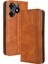 Tecno Spark 10 Pro K17 Retro Pu Deri Kapak Standı Cüzdan Flip Folio Telefon Kılıfı (Yurt Dışından) 1