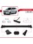 Ssangyong Rodius 2013-2018 Arası ile Uyumlu Fly Model Ara Atkı Tavan Barı Siyah 3 Adet Bar 4