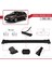 Renault Megane Grandtour 2009-2015 Arası ile Uyumlu Fly Model Ara Atkı Tavan Barı Siyah 3 Adet Bar 4