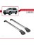 Toyota Land Cruiser Prado (J150) 2009-2023 Arası ile Uyumlu Ace-1 Ara Atkı Tavan Barı Gri 3