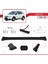 Suzuki Sx4 2006-2013 Arası ile Uyumlu Fly Model Ara Atkı Tavan Barı Siyah 3 Adet Bar 4